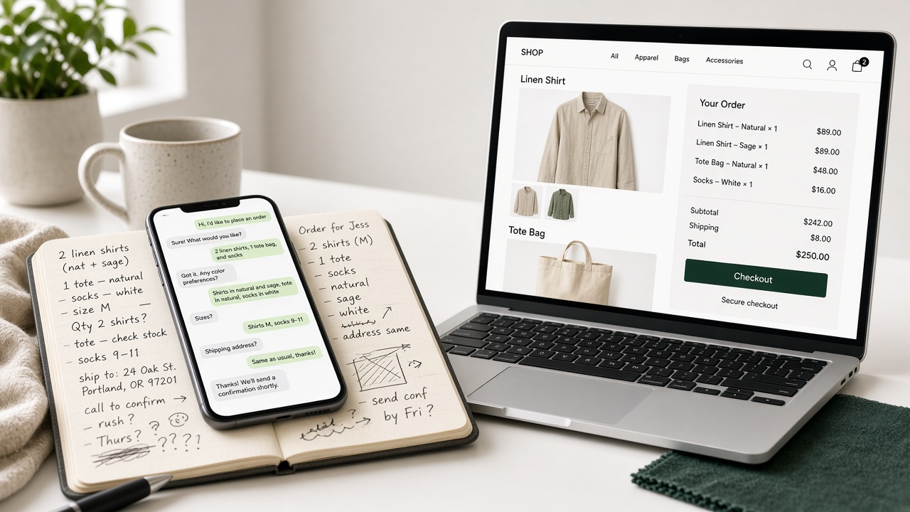 Move Facebook Shop orders onto a real store