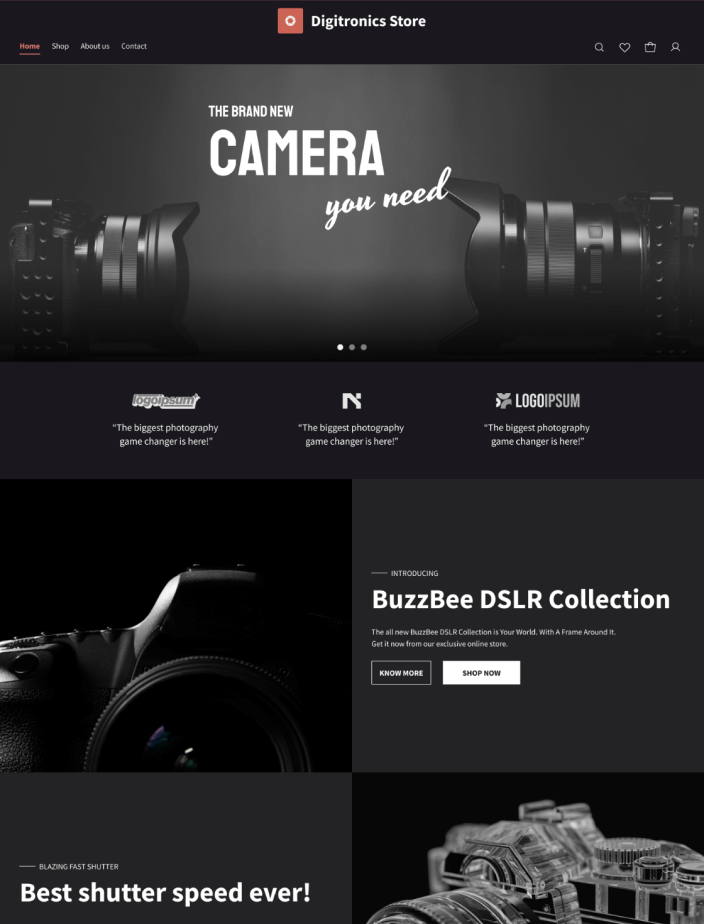 Ursa storefront theme preview